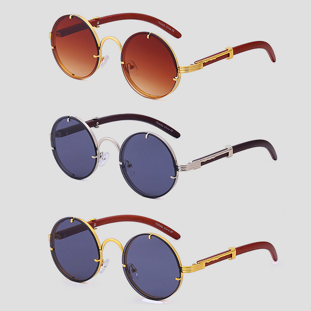 Men's Retro Round Sunglasses | Vintage