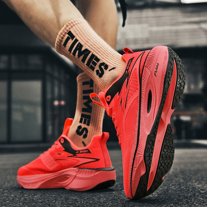 Men's Running Shoes with Mesh Upper | Lace-Up