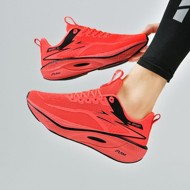 Men's Running Shoes with Mesh Upper | Lace-Up