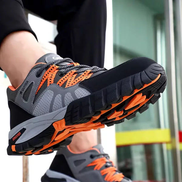 Men's Safety Shoes with Mesh & Puncture Proof | Work