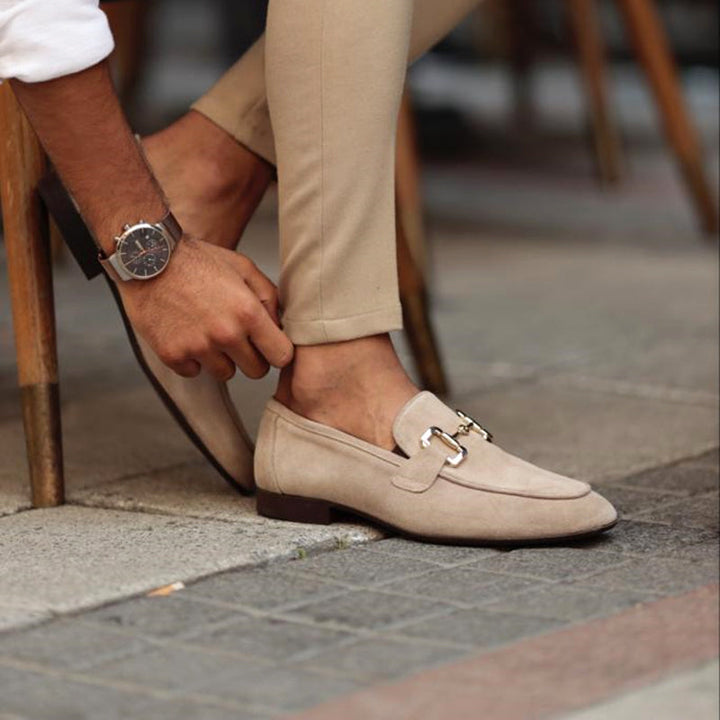 Men's Slip-On Loafers with Buckle | Classic