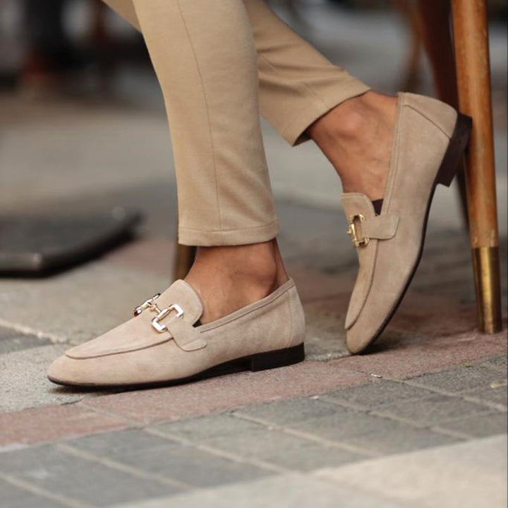 Men's Slip-On Loafers with Buckle | Classic