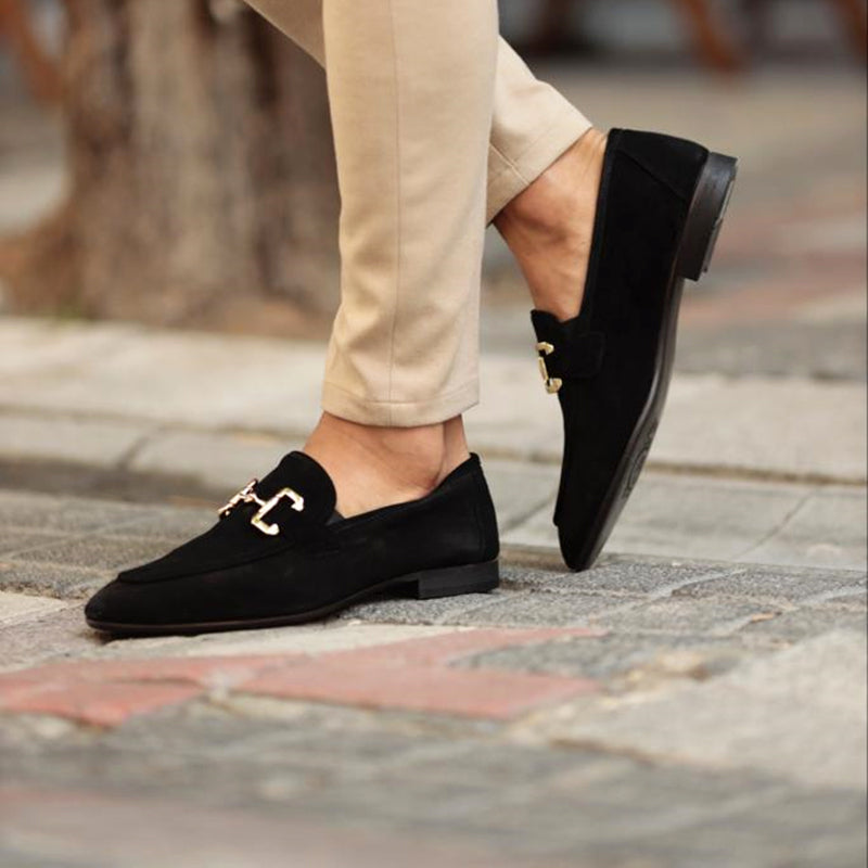 Men's Slip-On Loafers with Buckle | Classic