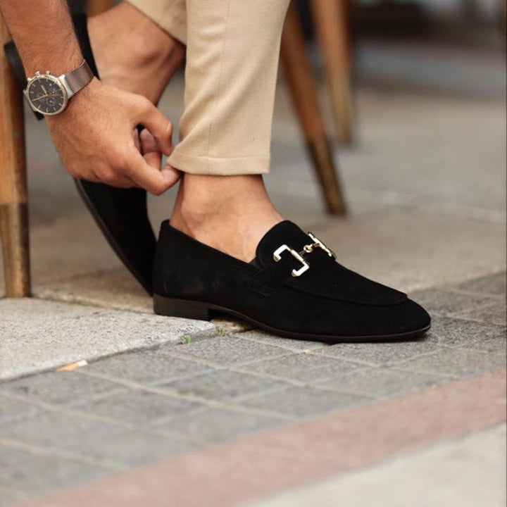 Men's Slip-On Loafers with Buckle | Classic