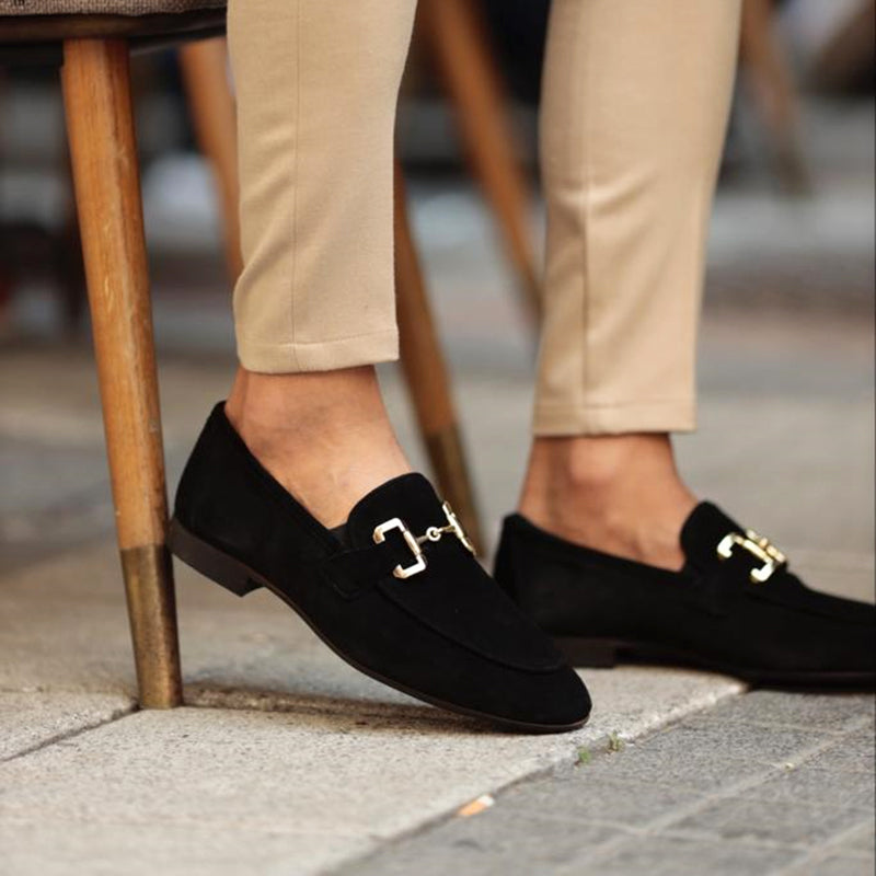 Men's Slip-On Loafers with Buckle | Classic