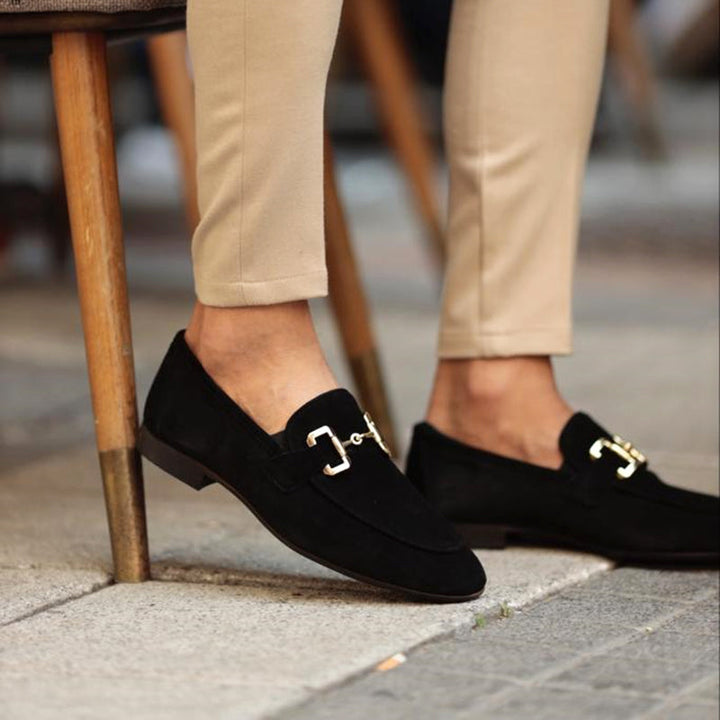 Men's Slip-On Loafers with Buckle | Classic