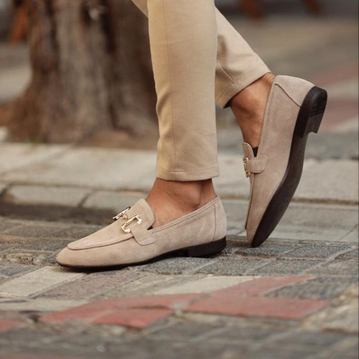 Men's Slip-On Loafers with Buckle | Classic