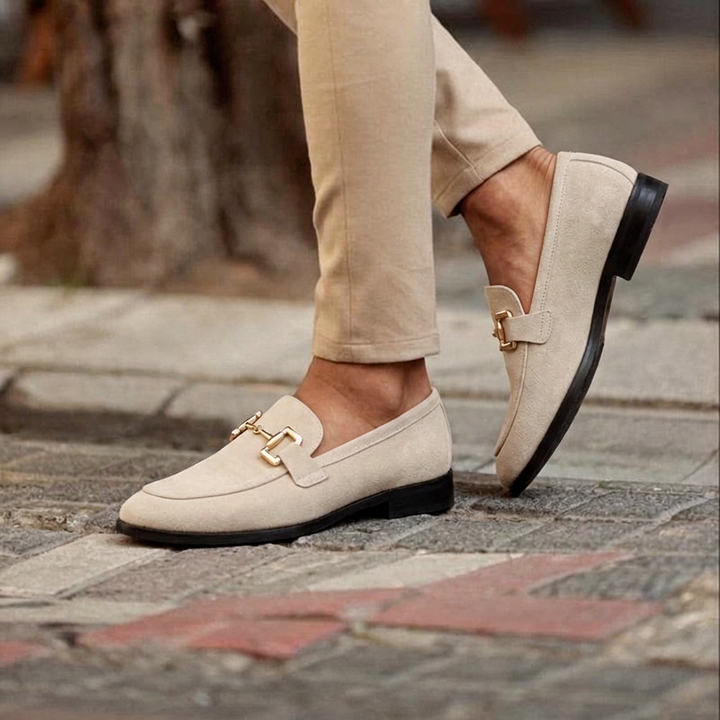 Men's Slip-On Loafers with Buckle | Classic