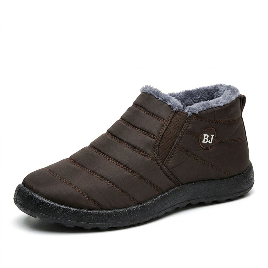 Men's Snow Boots with Fleece Lining | Slip On