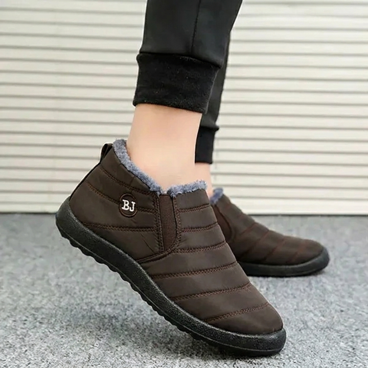 Men's Snow Boots with Fleece Lining | Slip On