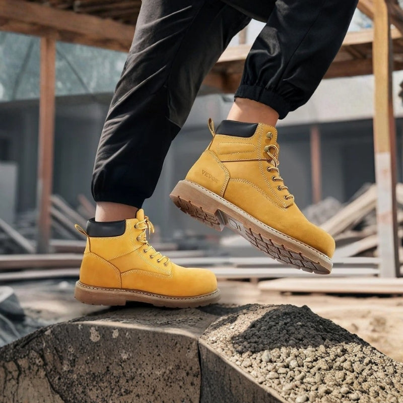 Men's Steel Cap Boots Lace-Up | Work Ankle