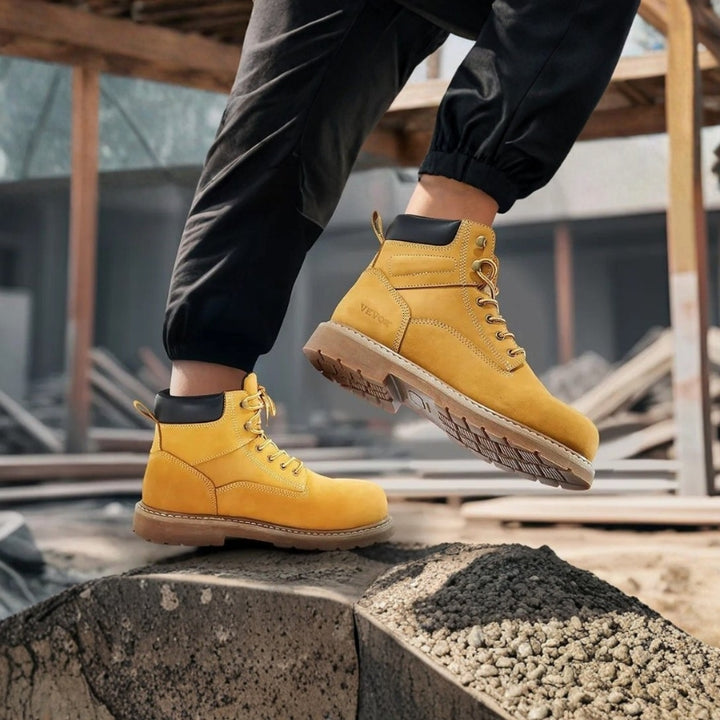 Men's Steel Cap Boots Lace-Up | Work Ankle