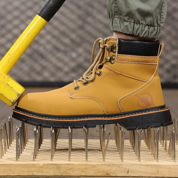 Men's Steel Cap Boots Lace-Up | Work Ankle