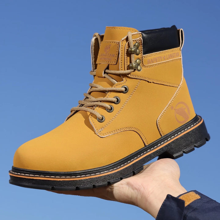 Men's Steel Cap Boots Lace-Up | Work Ankle