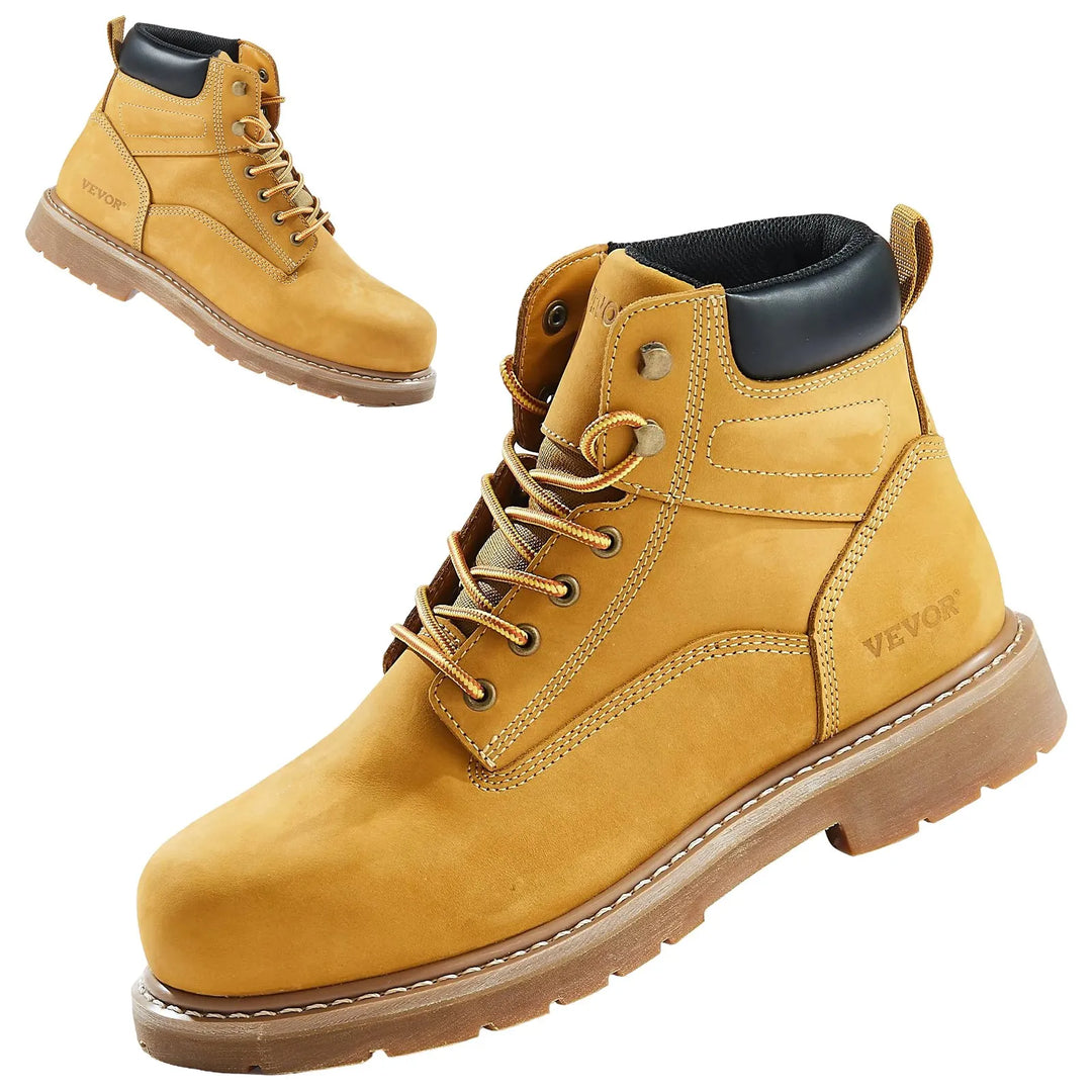 Men's Steel Cap Boots Lace-Up | Work Ankle