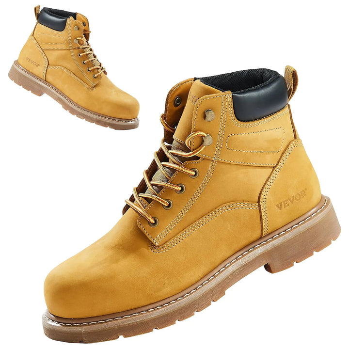 Men's Steel Cap Boots Lace-Up | Work Ankle