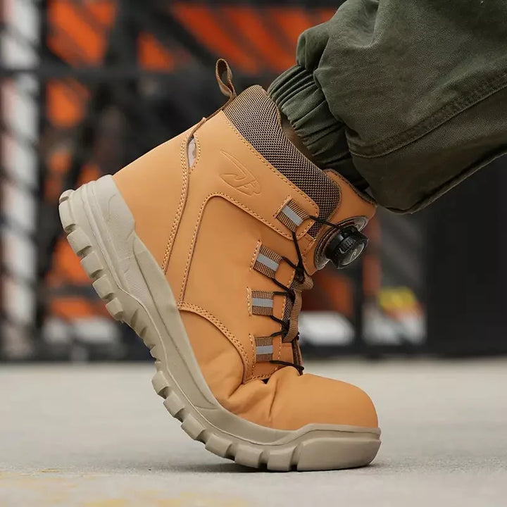 Men's Steel Cap Boots with Dial Lace | Work