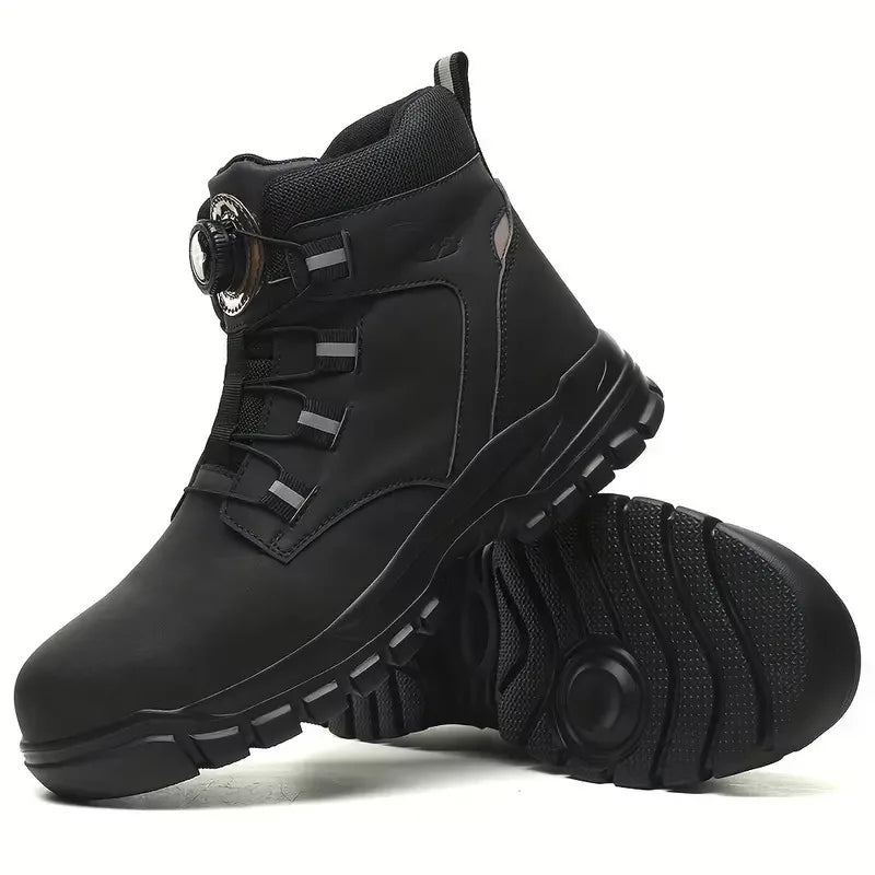 Men's Steel Cap Boots with Dial Lace | Work
