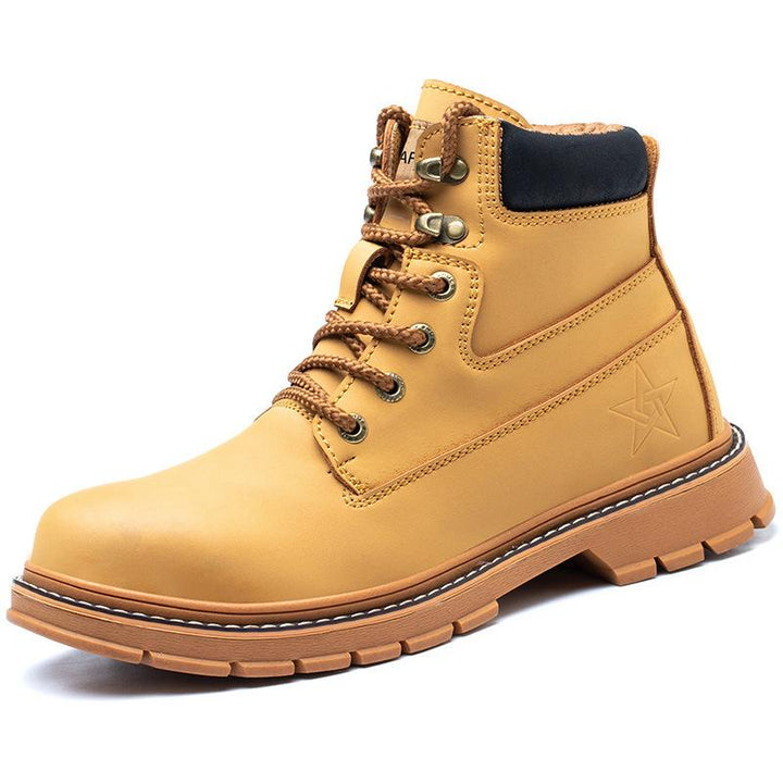Men's Steel-Cap Boots with Lace-Up | Ankle-High