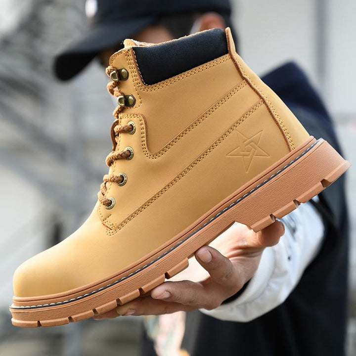 Men's Steel-Cap Boots with Lace-Up | Ankle-High