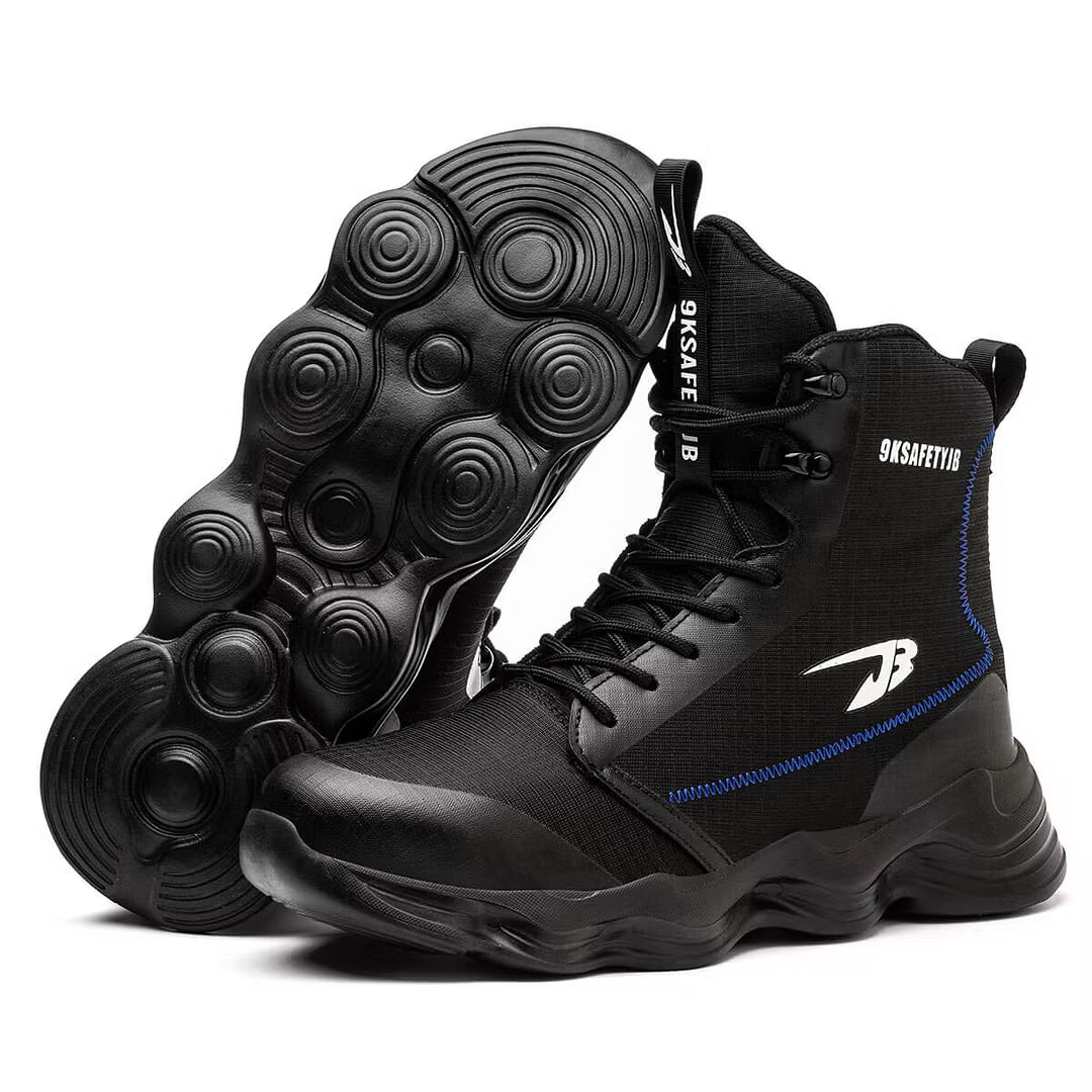 Men's Steel-Cap Boots with Lace-Up | High-Top