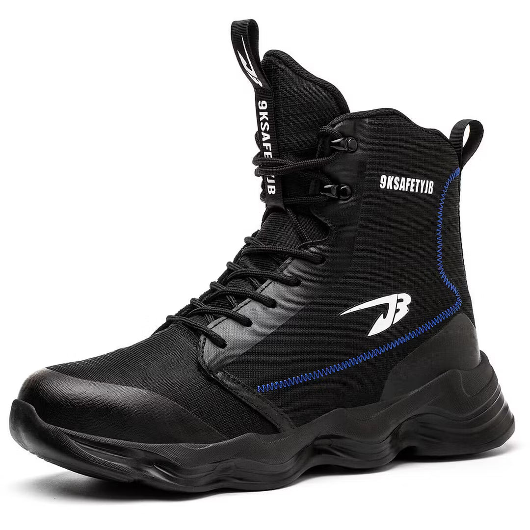 Men's Steel-Cap Boots with Lace-Up | High-Top