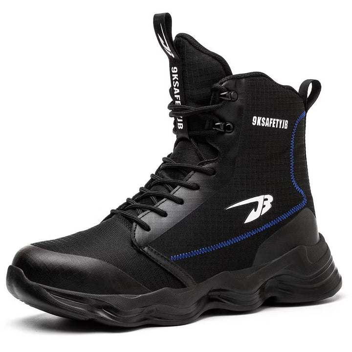 Men's Steel-Cap Boots with Lace-Up | High-Top
