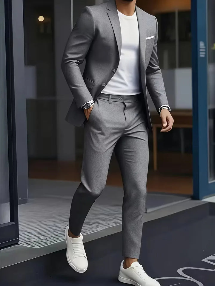 Men's Suit with Notch Lapel | Slim Fit