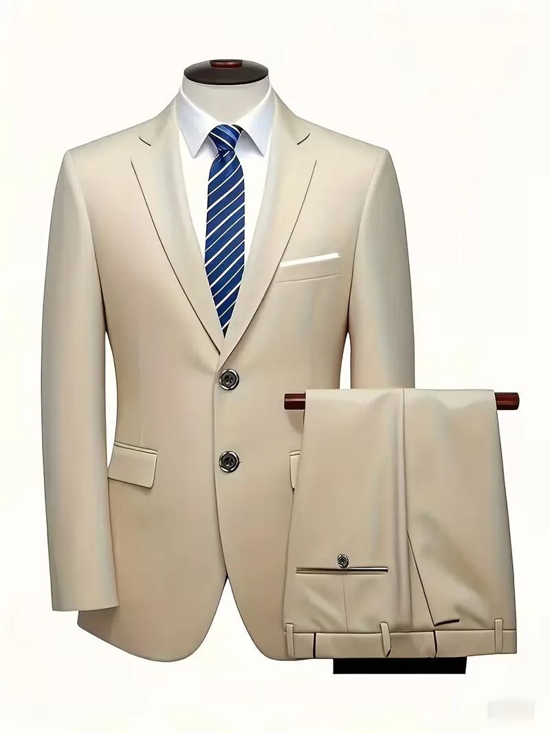 Men's Suit with Notch Lapel | Slim Fit