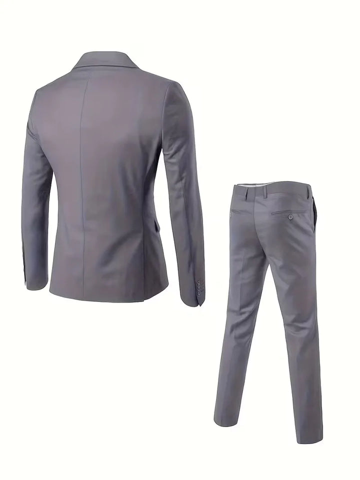 Men's Suit with Notch Lapel | Slim Fit
