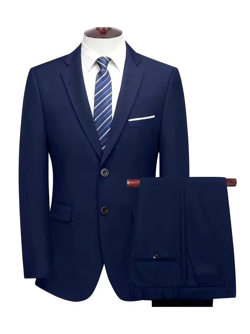 Men's Suit with Notch Lapel | Slim Fit