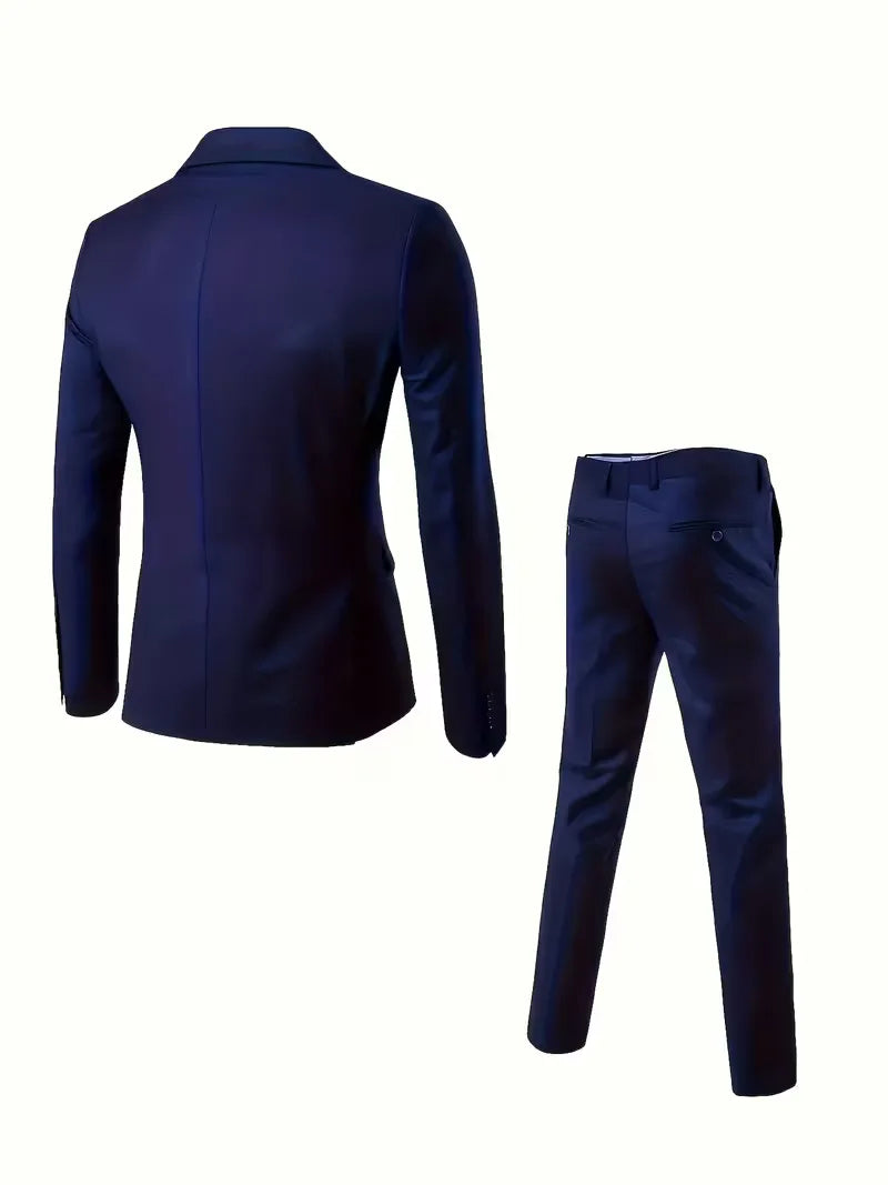 Men's Suit with Notch Lapel | Slim Fit