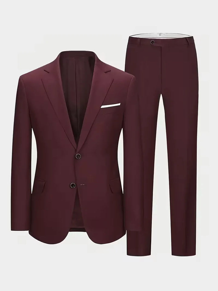 Men's Suit with Notch Lapel | Slim Fit