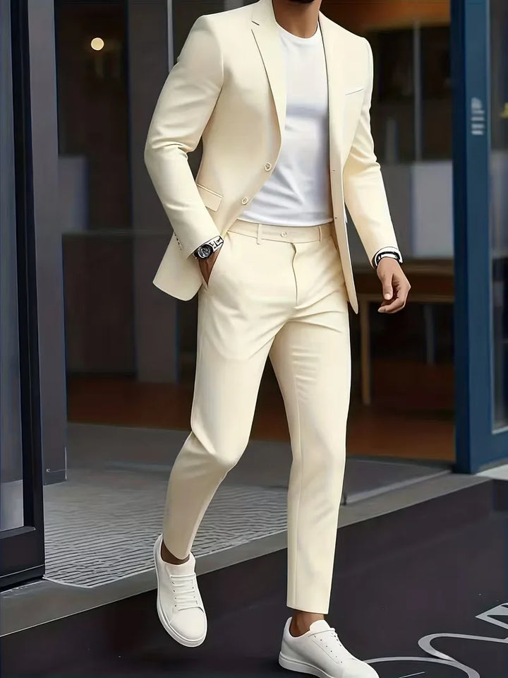 Men's Suit with Notch Lapel | Slim Fit