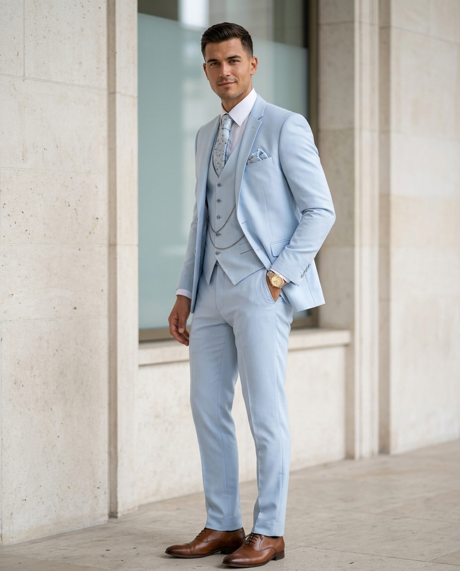 Men's Suits 3 Piece with Waistcoat | Wedding