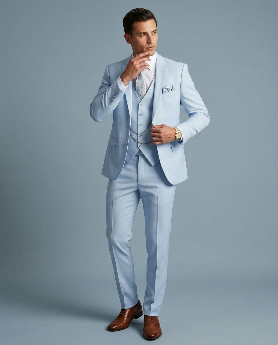 Men's Suits 3 Piece with Waistcoat | Wedding