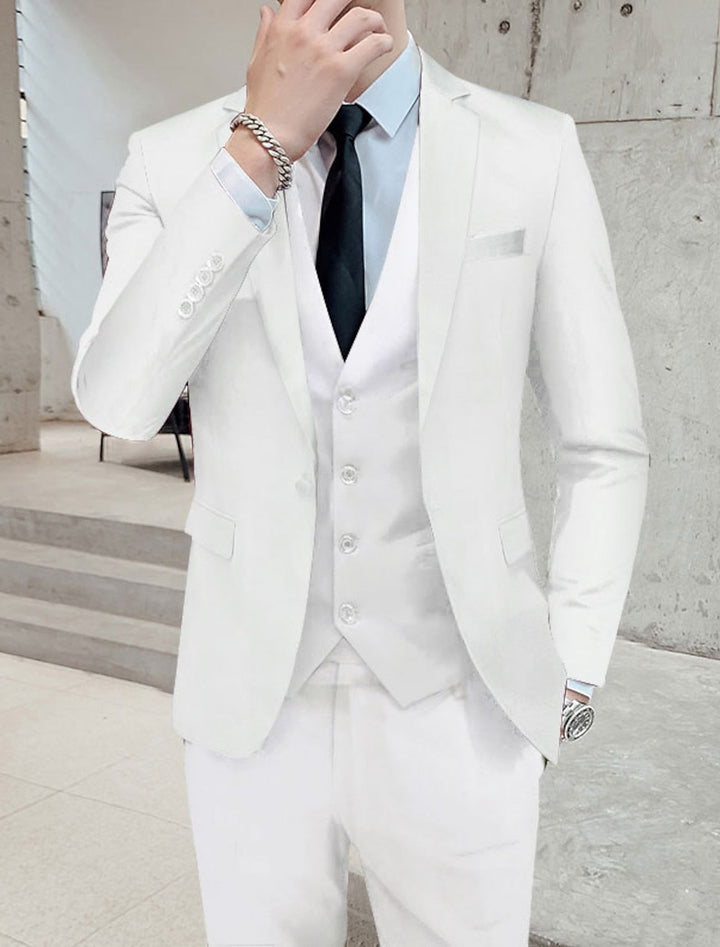 Men's Suits with Blazer Vest & Pants | 3-Piece Set