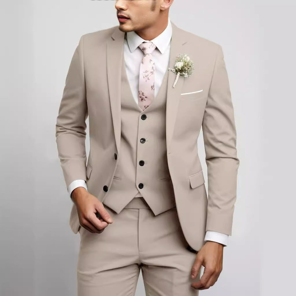 Men's Suits with Blazer Vest & Pants | Wedding 3-Piece