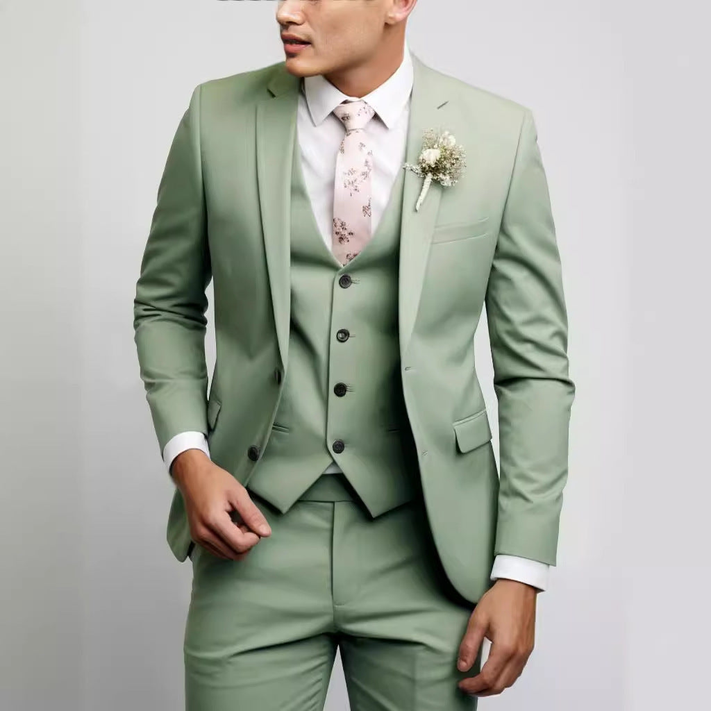 Men's Suits with Blazer Vest & Pants | Wedding 3-Piece