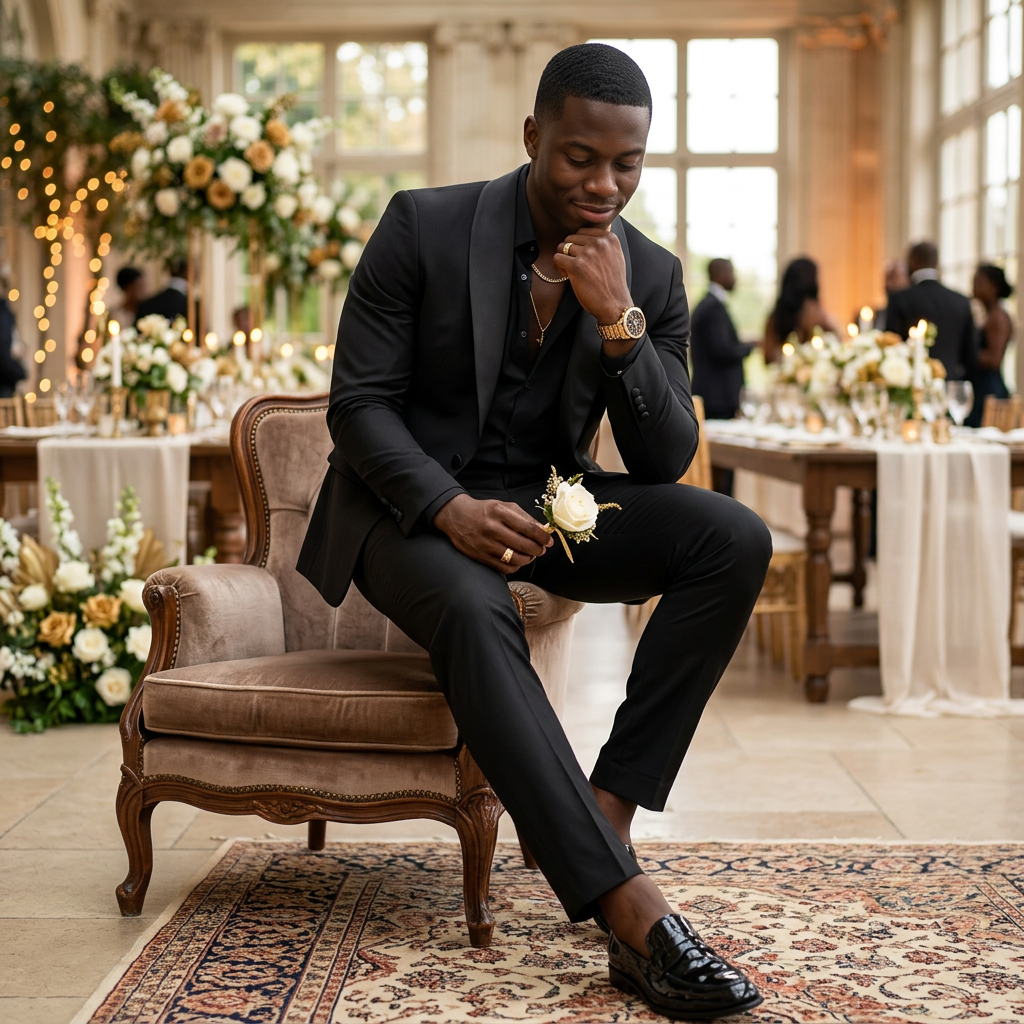 Men's Suits with Shawl Collar & Slim Pants | Two-Piece