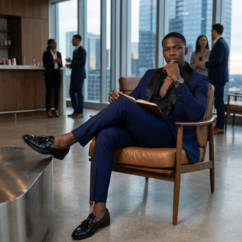Men's Suits with Shawl Collar & Slim Pants | Two-Piece