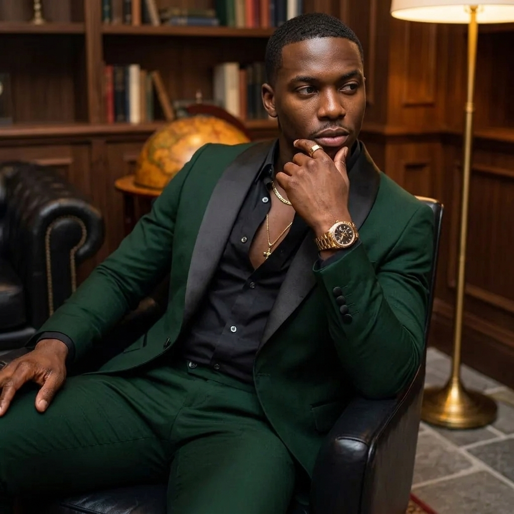 Men's Suits with Shawl Collar & Slim Pants | Two-Piece