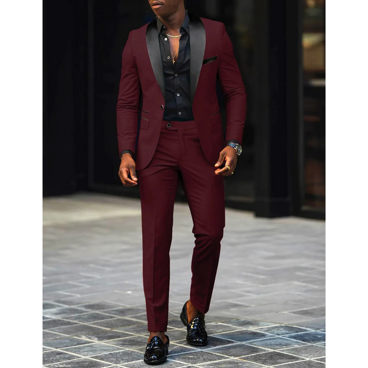 Men's Suits with Shawl Collar & Slim Pants | Two-Piece