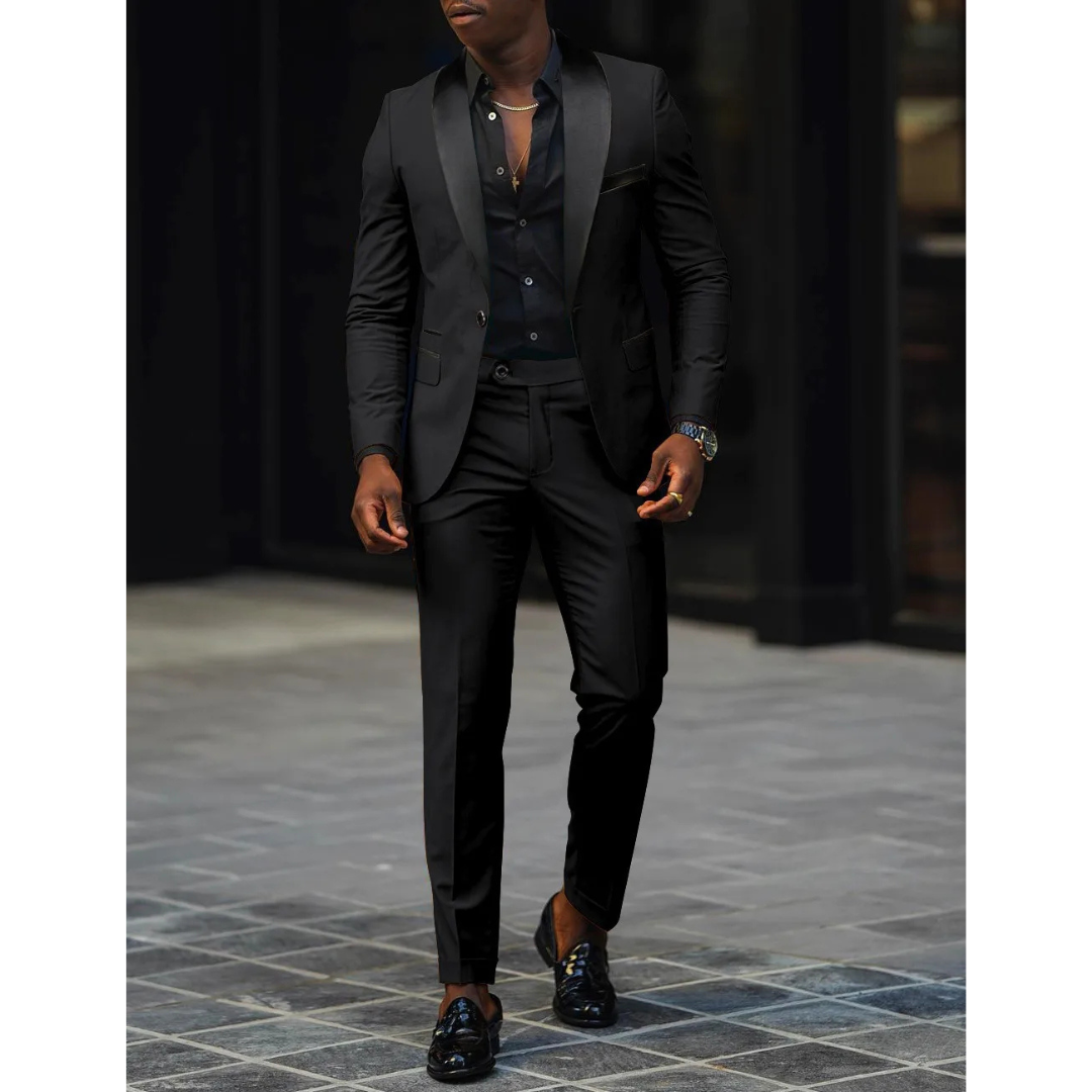 Men's Suits with Shawl Collar & Slim Pants | Two-Piece