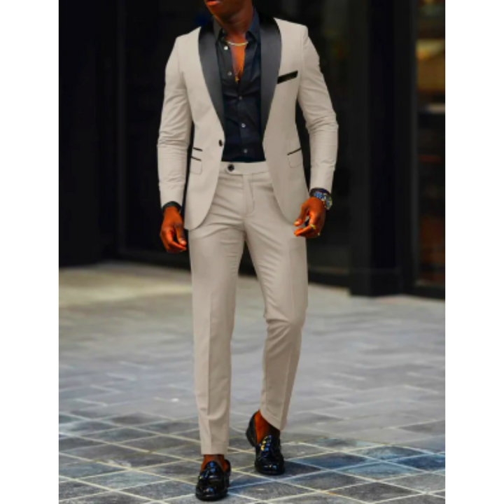 Men's Suits with Shawl Collar & Slim Pants | Two-Piece