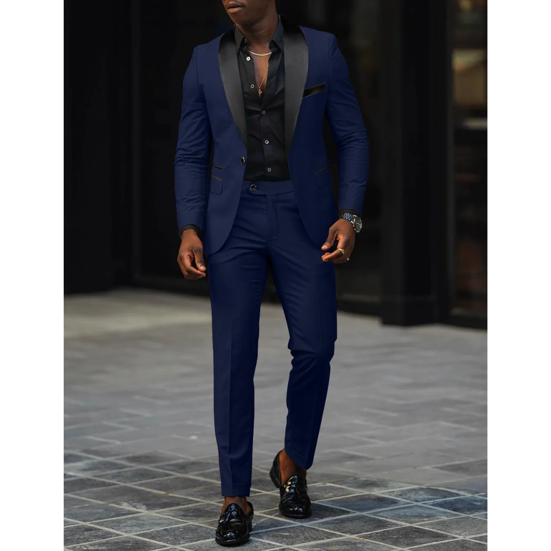 Men's Suits with Shawl Collar & Slim Pants | Two-Piece