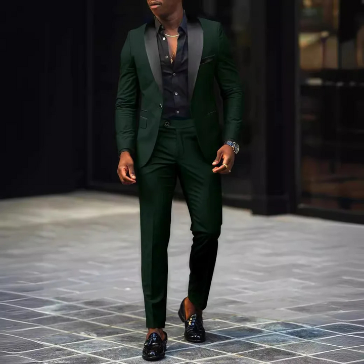 Men's Suits with Shawl Collar & Slim Pants | Two-Piece