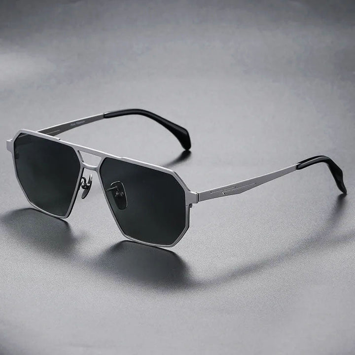 Men's Sunglasses Hexagon Frame | Aviator Style