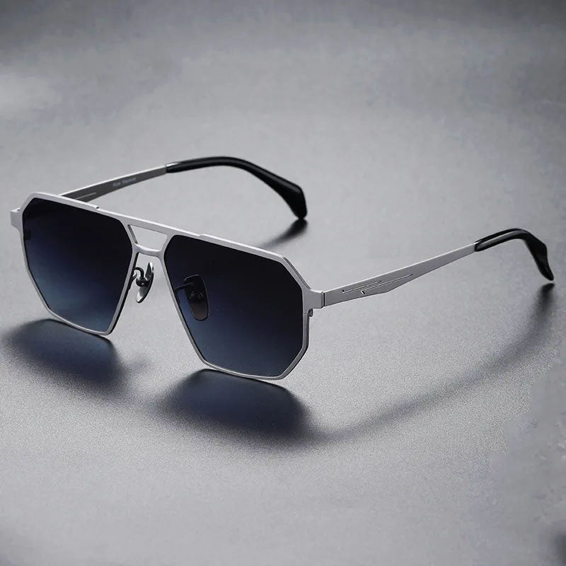 Men's Sunglasses Hexagon Frame | Aviator Style