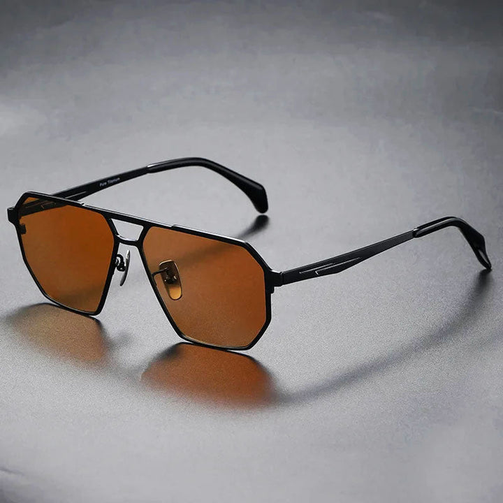 Men's Sunglasses Hexagon Frame | Aviator Style